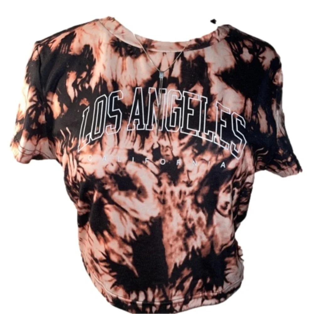 Show Off this New Los Angeles Tie Dye Halther Top for Casual/Party Wear Size L - Picture 4 of 14